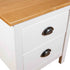 Bedside Cabinet Hill 2 pcs White 18.1"x13.8"x19.5" Solid Pine Wood