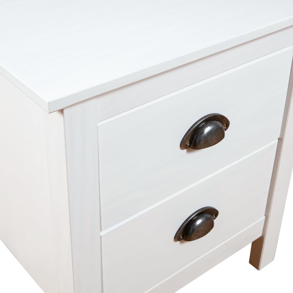 Bedside Cabinet Hill White 18.1