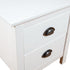 Bedside Cabinet Hill White 18.1"x13.8"x19.5" Solid Pine Wood