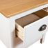 Bedside Cabinet Hill White 18.1"x13.8"x19.5" Solid Pine Wood
