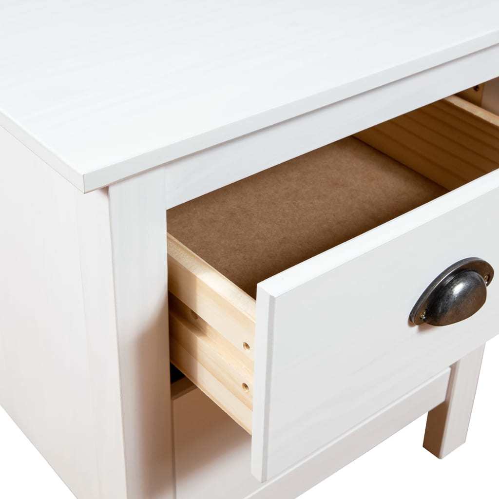 Bedside Cabinet Hill White 18.1