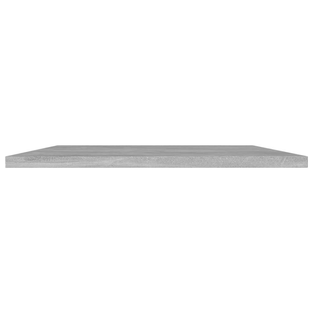 Bookshelf Boards 4 pcs Concrete Gray 31.5