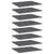 Bookshelf Boards 8 pcs High Gloss Gray 23.6"x19.7"x0.6" Engineered Wood - WoodPoly.com