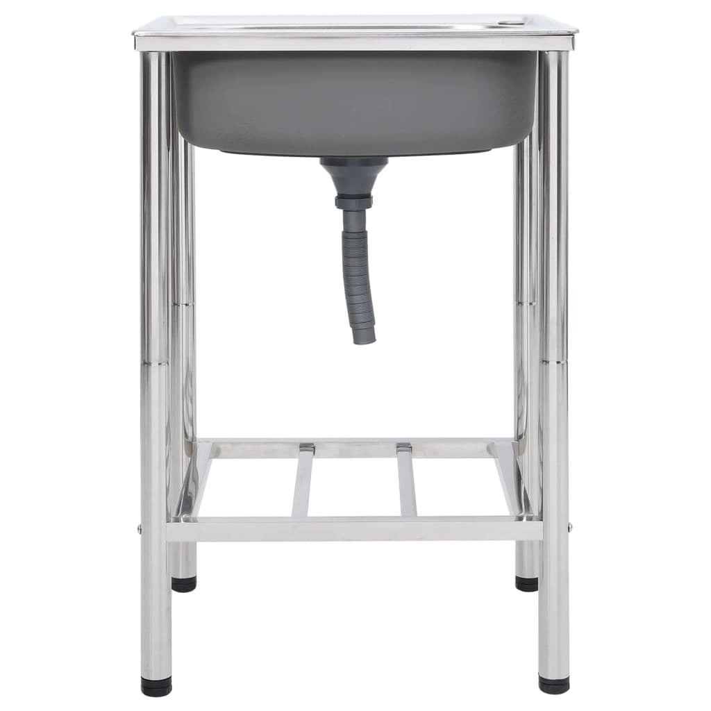 Camping Sink Single Basin Stainless Steel