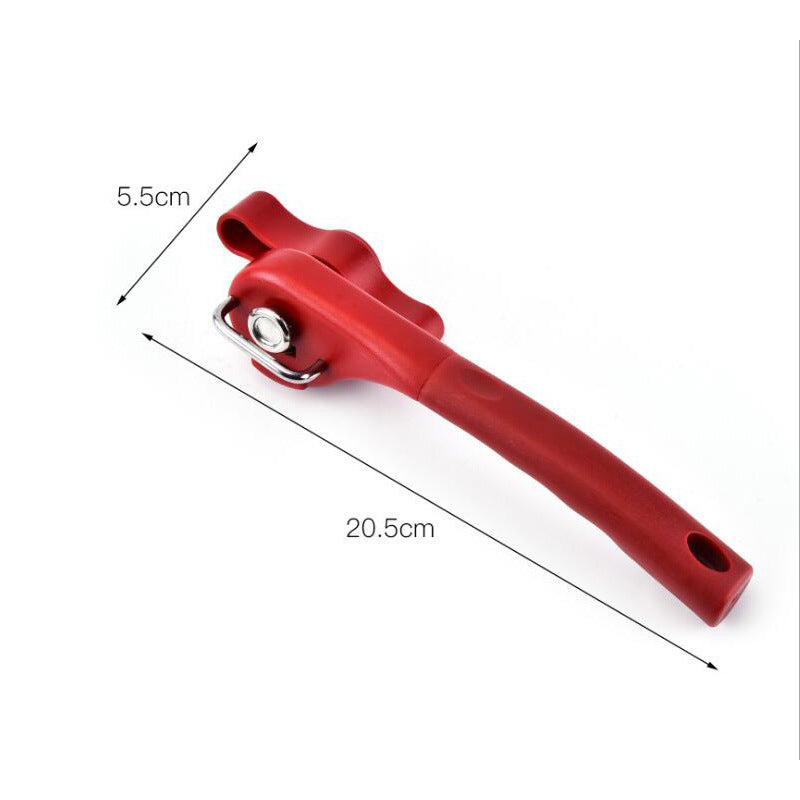 Can Opener Soft Edge Tin Opener Manual Durable Stainless Steel with Ergonomic Soft Grips Handle with Easy Turn Round Knob Openers for Seniors with Arthritis Ultra Sharp Cutting Tool - WoodPoly.com