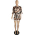 Casual Printed Camouflage Two-piece Set - WoodPoly.com