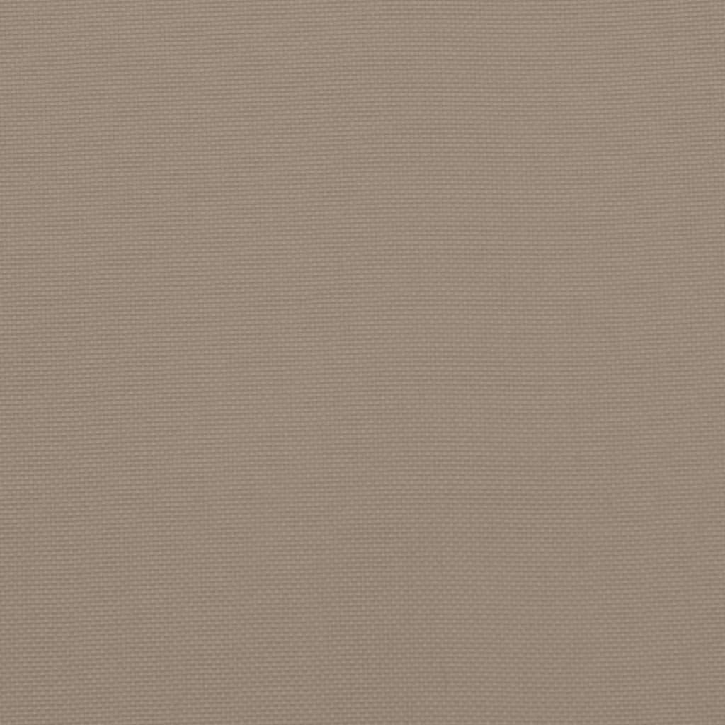 Chair Cushions 4 pcs Taupe 15.7"x15.7"x2.8" Oxford Fabric - WoodPoly.com