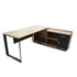 Cheap Hot Sale L Shaped Modern School Office Furniture Desk Melamine Executive Office Desk