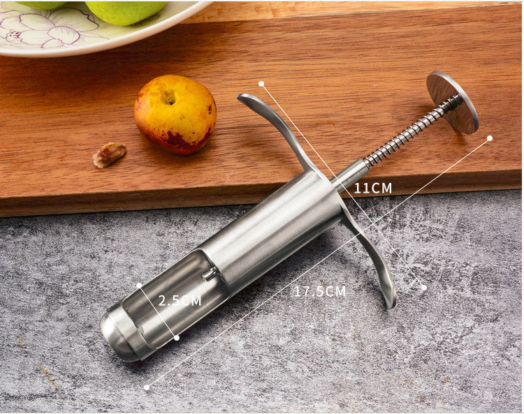 Cherry Pitter Seed Remover Hawthorn Core Remover Stainless Steel Gadget Fruit Red Jujube Fast Core Separator Remover Adjustable - WoodPoly.com