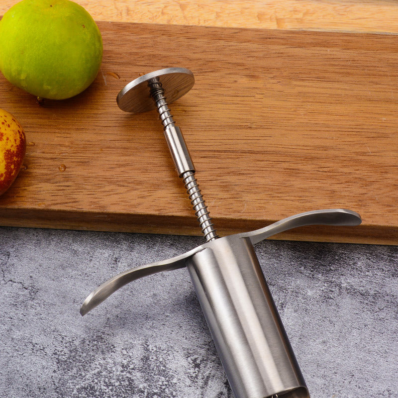 Cherry Pitter Seed Remover Hawthorn Core Remover Stainless Steel Gadget Fruit Red Jujube Fast Core Separator Remover Adjustable - WoodPoly.com