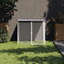 Chicken Cage with Roof Light Gray 40.6"x38.6"x35.4" Galvanized Steel