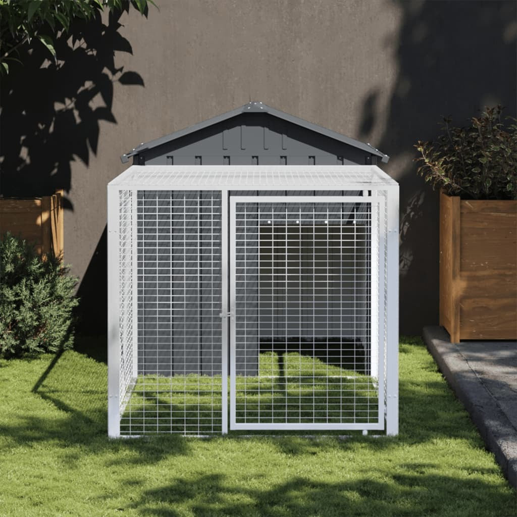 Chicken Cage with Run Anthracite 46.1