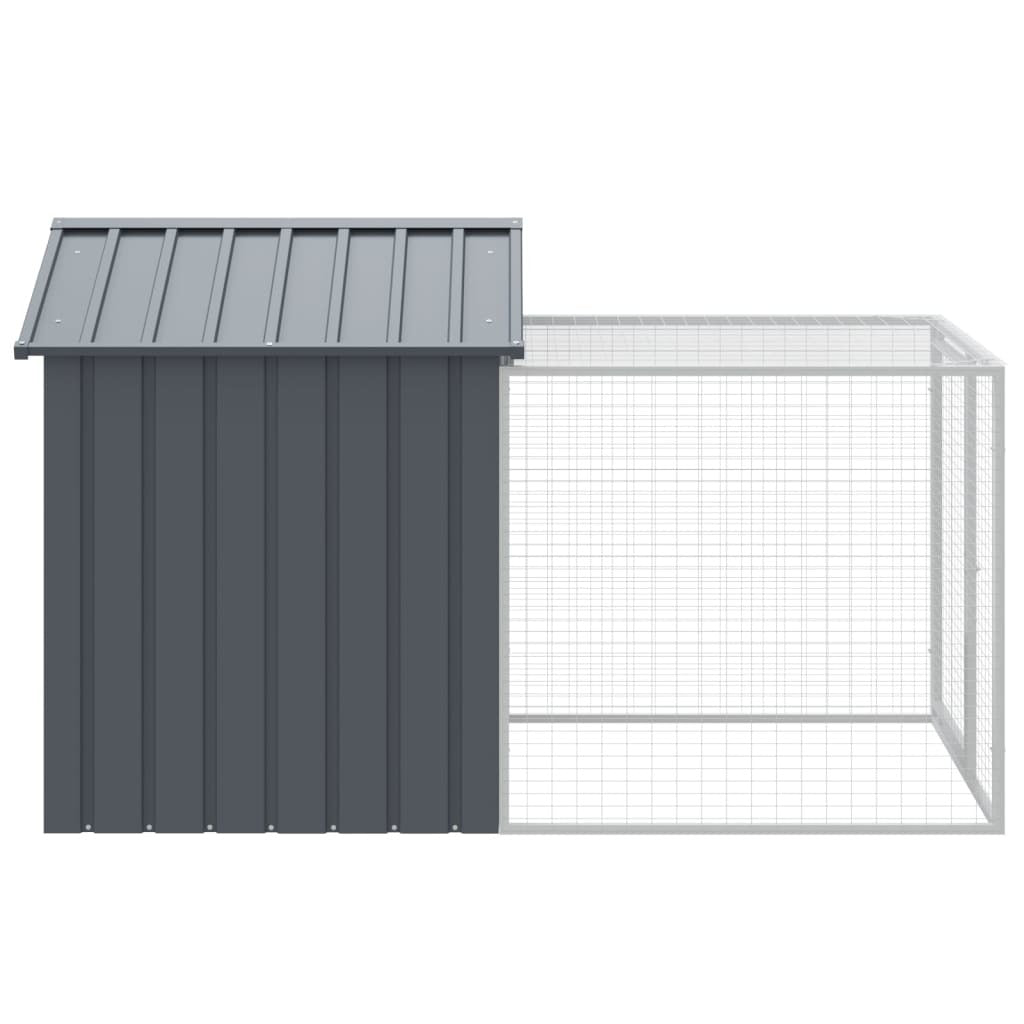 Chicken Cage with Run Anthracite 46.1