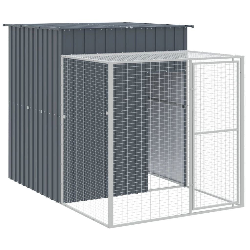Chicken Cage with Run Anthracite 65