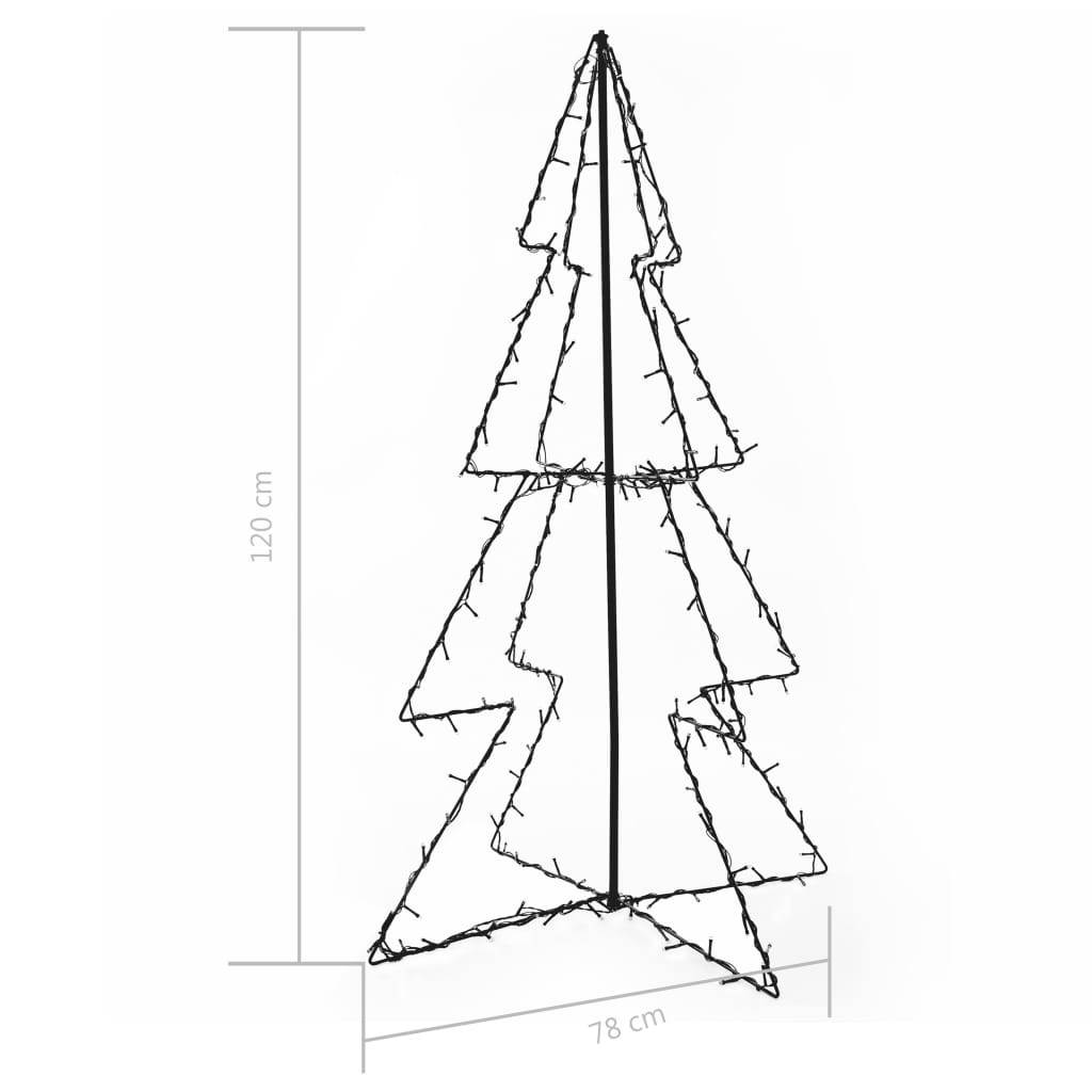 Christmas Cone Tree 160 LEDs Indoor and Outdoor 30.7