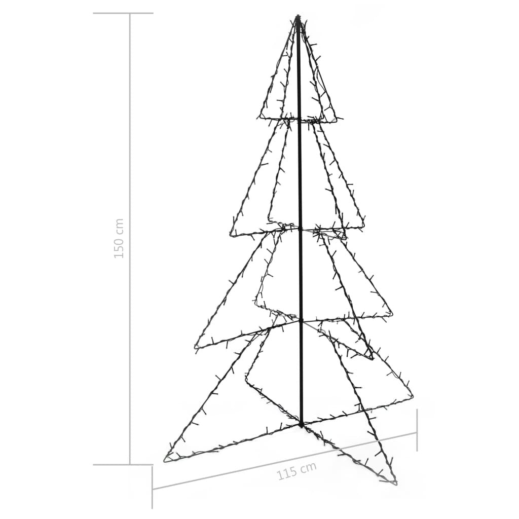 Christmas Cone Tree 240 LEDs Indoor and Outdoor 45.3