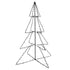 Christmas Cone Tree 240 LEDs Indoor and Outdoor 45.3"x59.1"