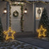 Christmas Light Decoration with Spikes Star 115 LEDs 33.5"