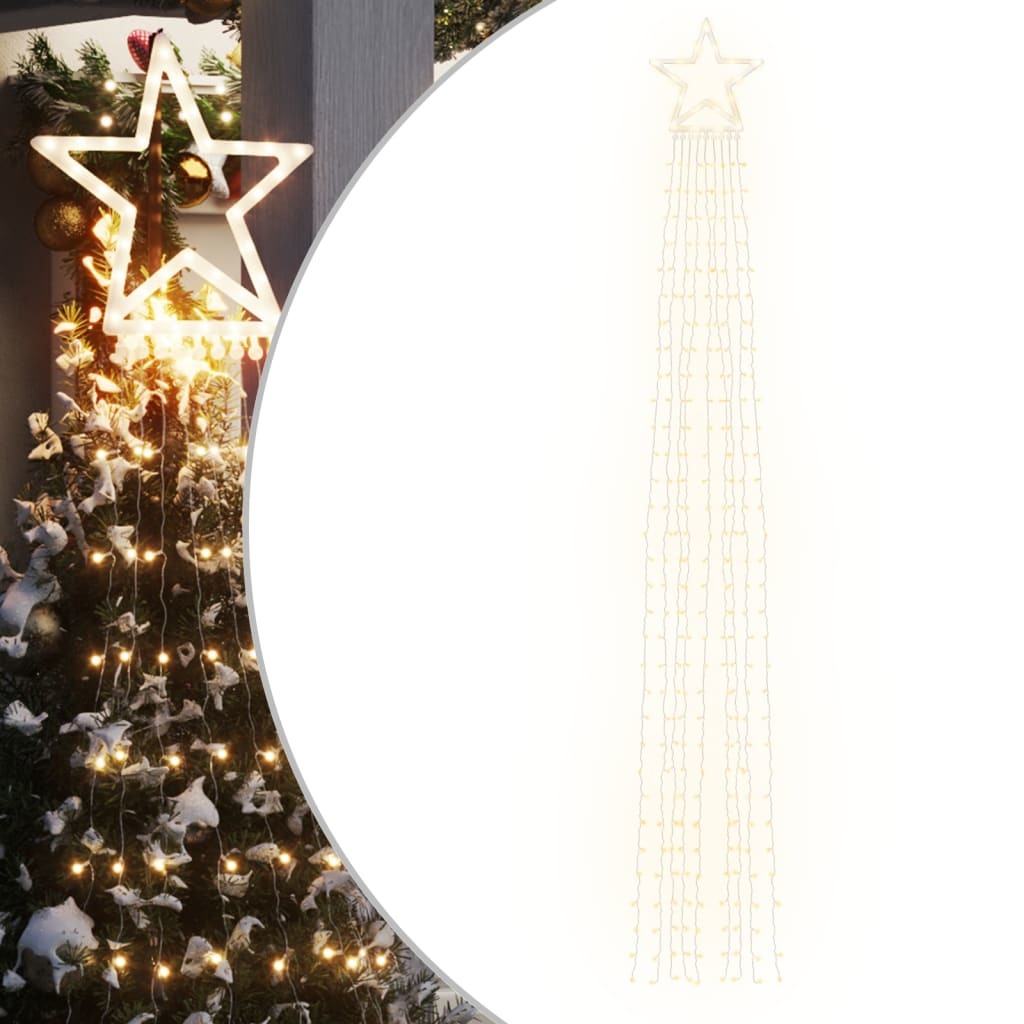 Christmas Tree Light 320 LEDs Warm White 147.6