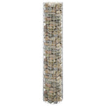 Circular Gabion Pole Galvanized Steel Ø11.8"x59.1"