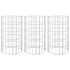 Circular Gabion Raised Beds 3 pcs Galvanized Steel Ø11.8"x19.7"