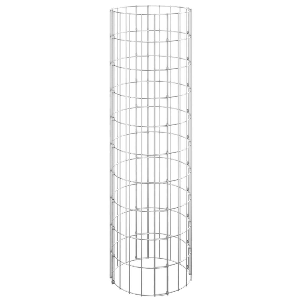 Circular Gabion Raised Beds 3 pcs Galvanized Steel Ø11.8