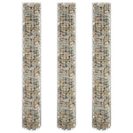 Circular Gabion Raised Beds 3 pcs Galvanized Steel Ø11.8"x78.7"
