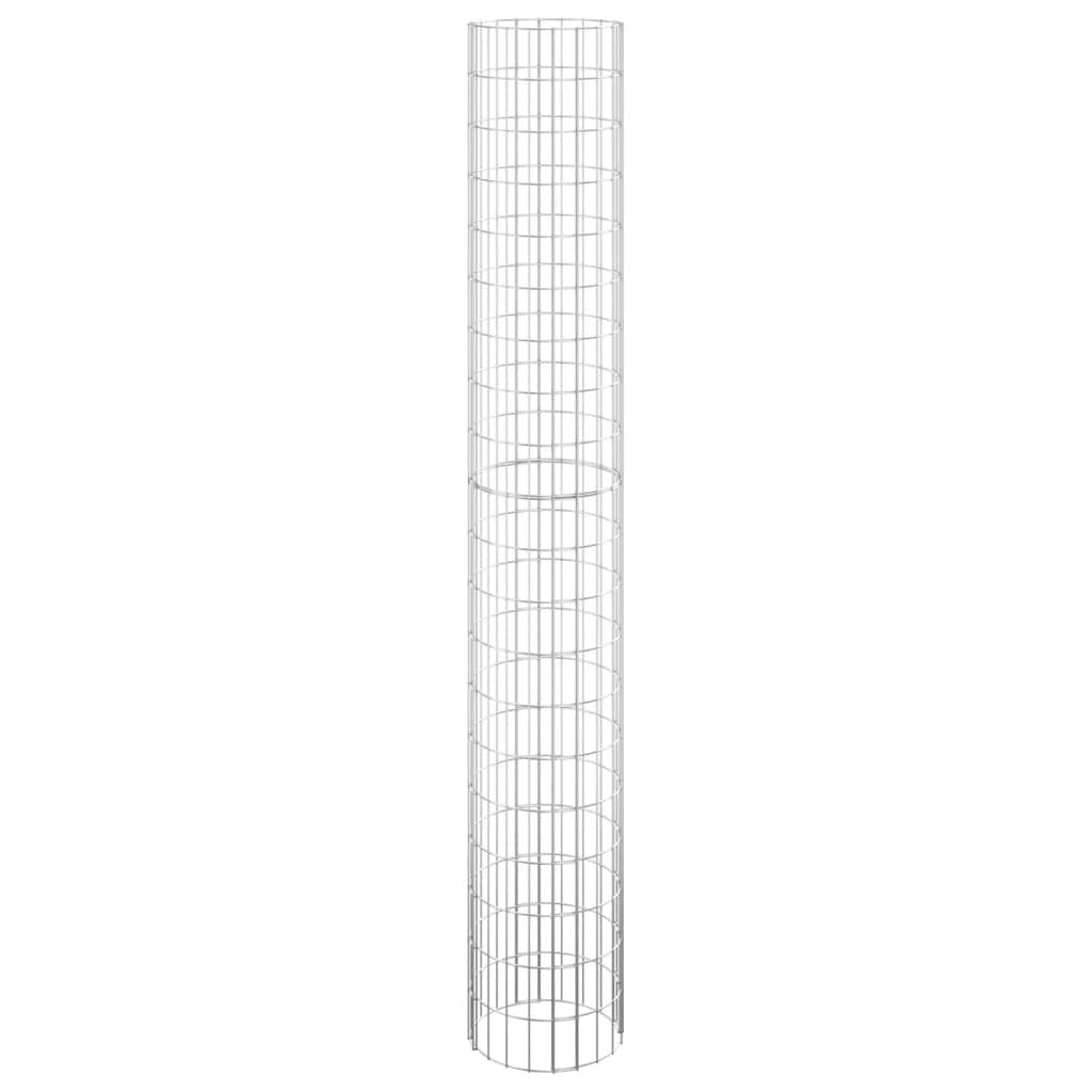 Circular Gabion Raised Beds 3 pcs Galvanized Steel Ø11.8