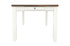 Classic Dining Room Furniture Rectangular Dining Table 1pc Dining Table Only White Rubberwood Walnut Acacia Veneer Table Top w Pull out Drawers