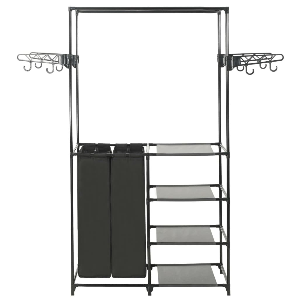 Clothes Rack Steel and Non-woven Fabric 34.3