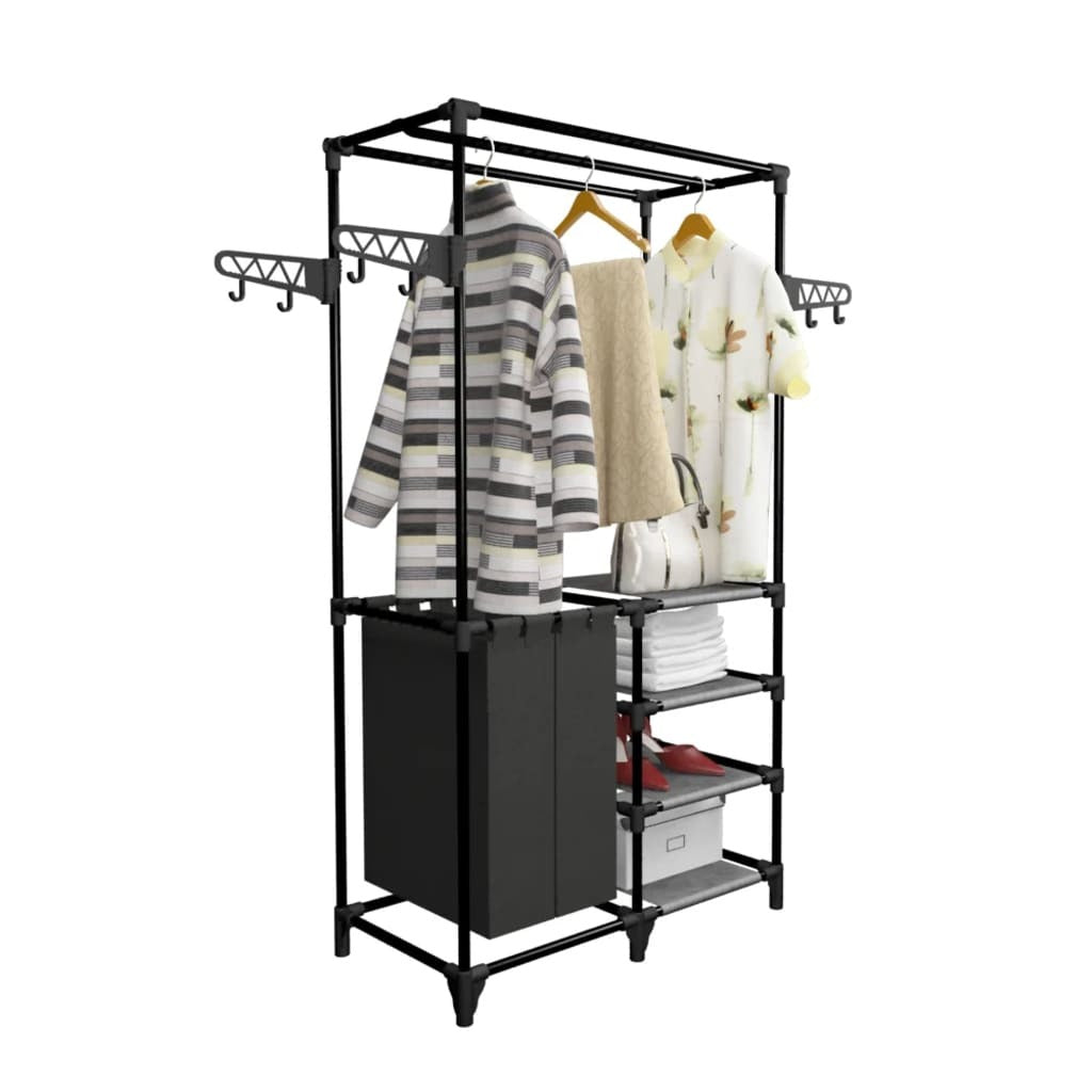 Clothes Rack Steel and Non-woven Fabric 34.3