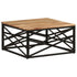 Coffee Table 26.8"x26.8"x13.8" Solid Acacia Wood
