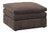 Contemporary 1pc Ottoman Modular Chair Sectional Sofa Living Room Furniture Mink Morgan Fabric- Suede