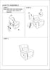Contemporary Manual Motion Glider Recliner Chair 1pc Living Room Furniture Dark Coffee Breathable Leatherette