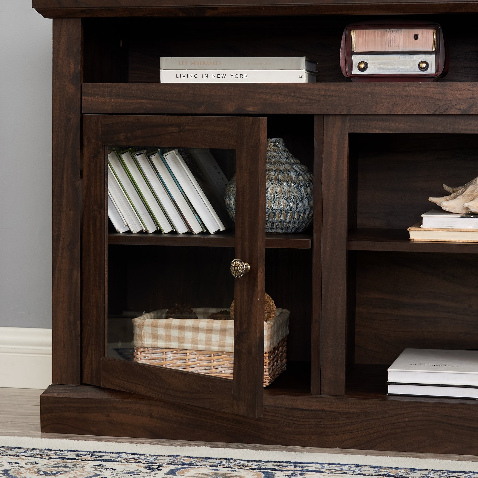 Contemporary TV Media Stand Modern Entertainment Console for TV Up to 65