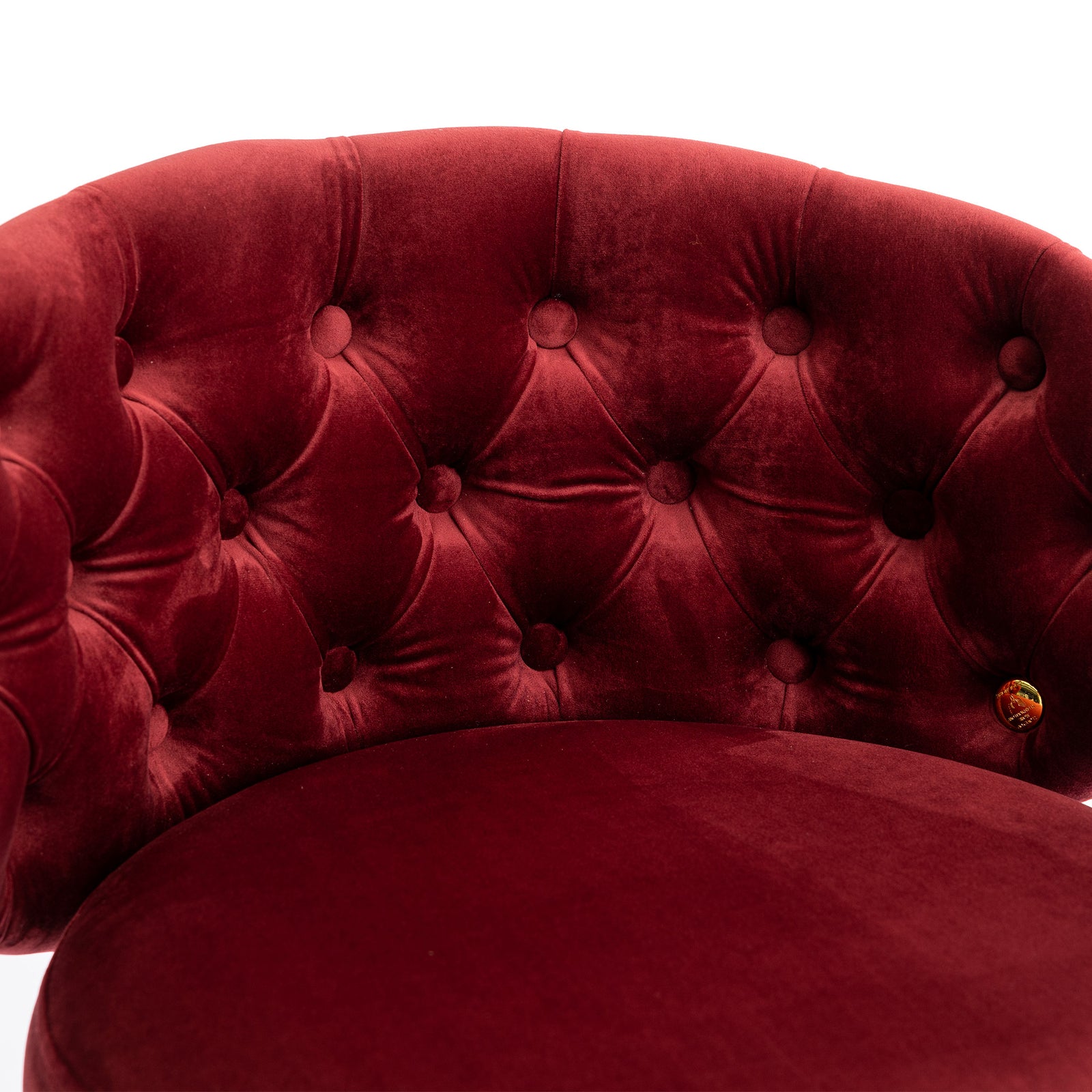 COOLMORE Counter Height Bar Stools Set of 2 for Kitchen Counter Solid Wood Legs with a fixed height of 360 degrees