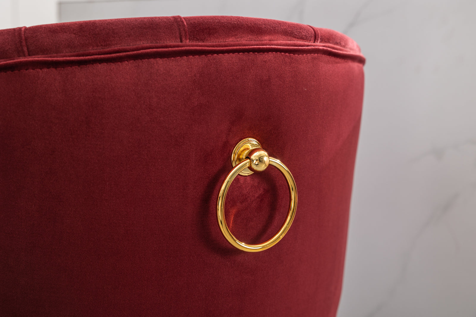 COOLMORE Counter Height Bar Stools Set of 2 for Kitchen Counter Solid Wood Legs with a fixed height of 360 degrees