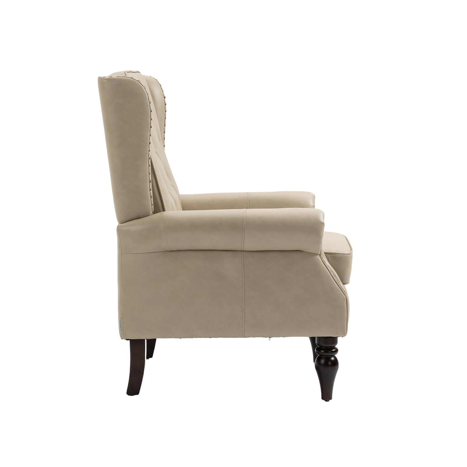 COOLMORE Wood Frame Armchair, Modern Accent Chair Lounge Chair for Living Room