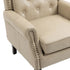 COOLMORE Wood Frame Armchair, Modern Accent Chair Lounge Chair for Living Room