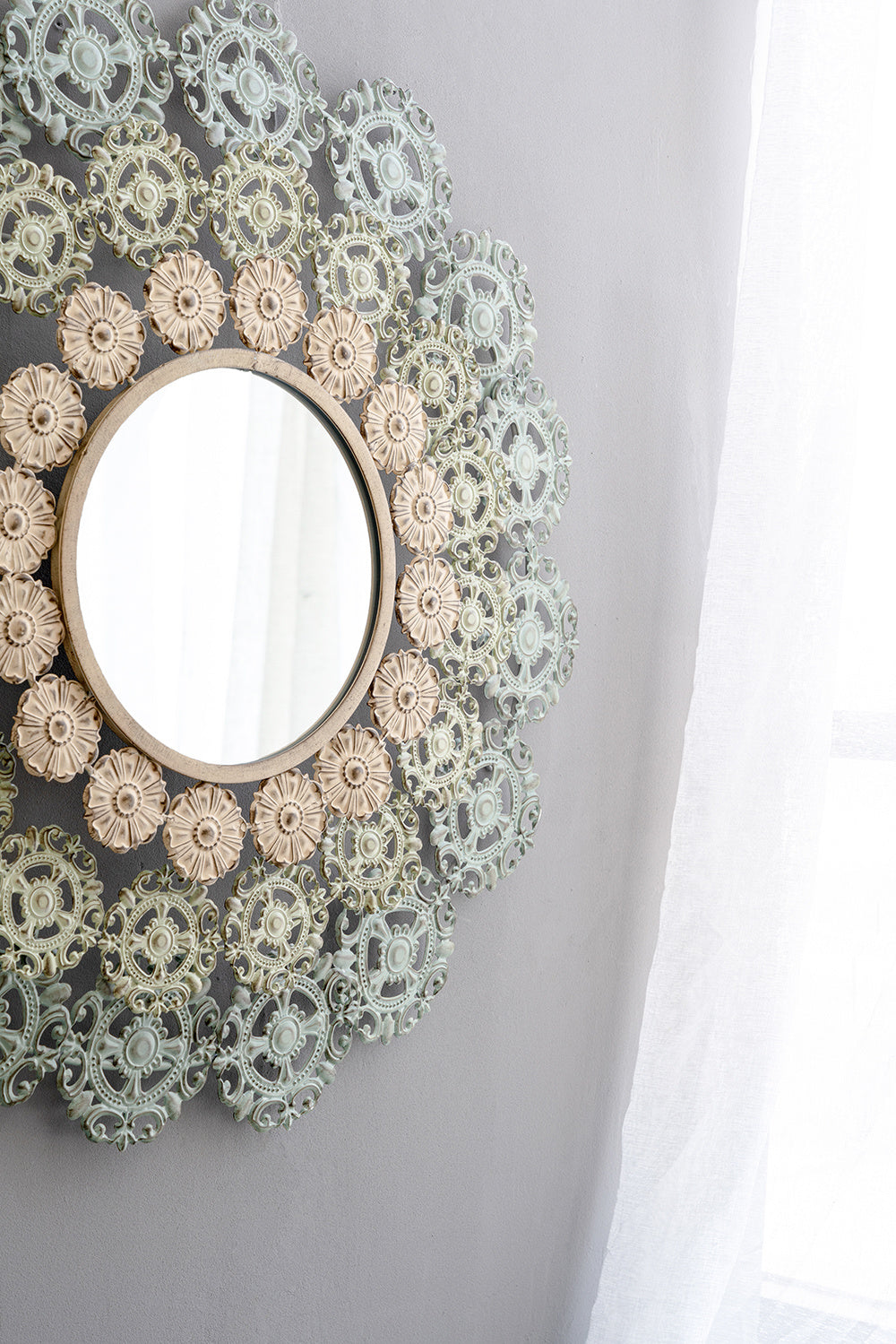 D38x3.5" Mcguire Medallion Mirror