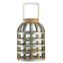Decorative Lantern with Handle, Wooden Lantern for Indoor Outdoor, Home Garden Wedding