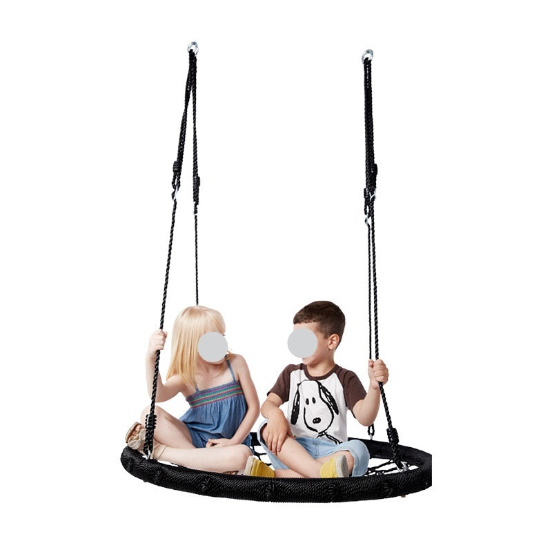 Detachable Spider Web Tree Swing Outdoor Safe and Durable Kids Hanging Platform Swing Seat for Children Adults Backyard Garden - WoodPoly.com