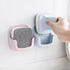 Dish Washing Sponge Wall Mount Self adhesive PP Handle Scrubber Kitchen Dishwasher Tool - WoodPoly.com