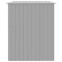 Dog House with Roof Light Gray 84.3"x60.2"x71.3" Galvanized Steel
