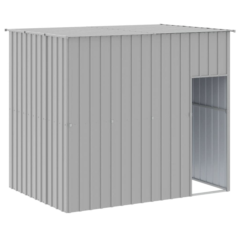 Dog House with Roof Light Gray 84.3