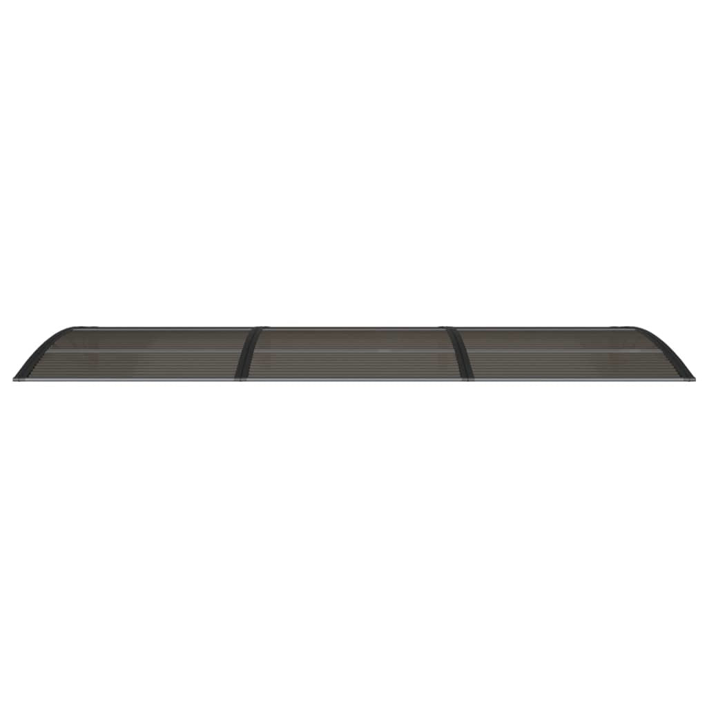 Door Canopy Black 118.1"x39.4" Polycarbonate