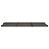 Door Canopy Black 118.1"x39.4" Polycarbonate