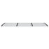 Door Canopy Black 118.1"x39.4" Polycarbonate