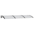 Door Canopy Black 118.1"x39.4" Polycarbonate