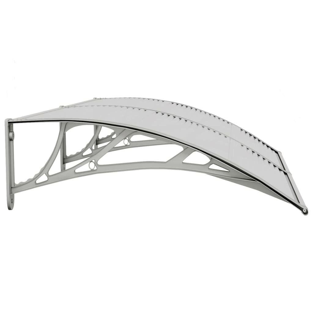 Door Canopy Gray 59.1"x31.5" Polycarbonate